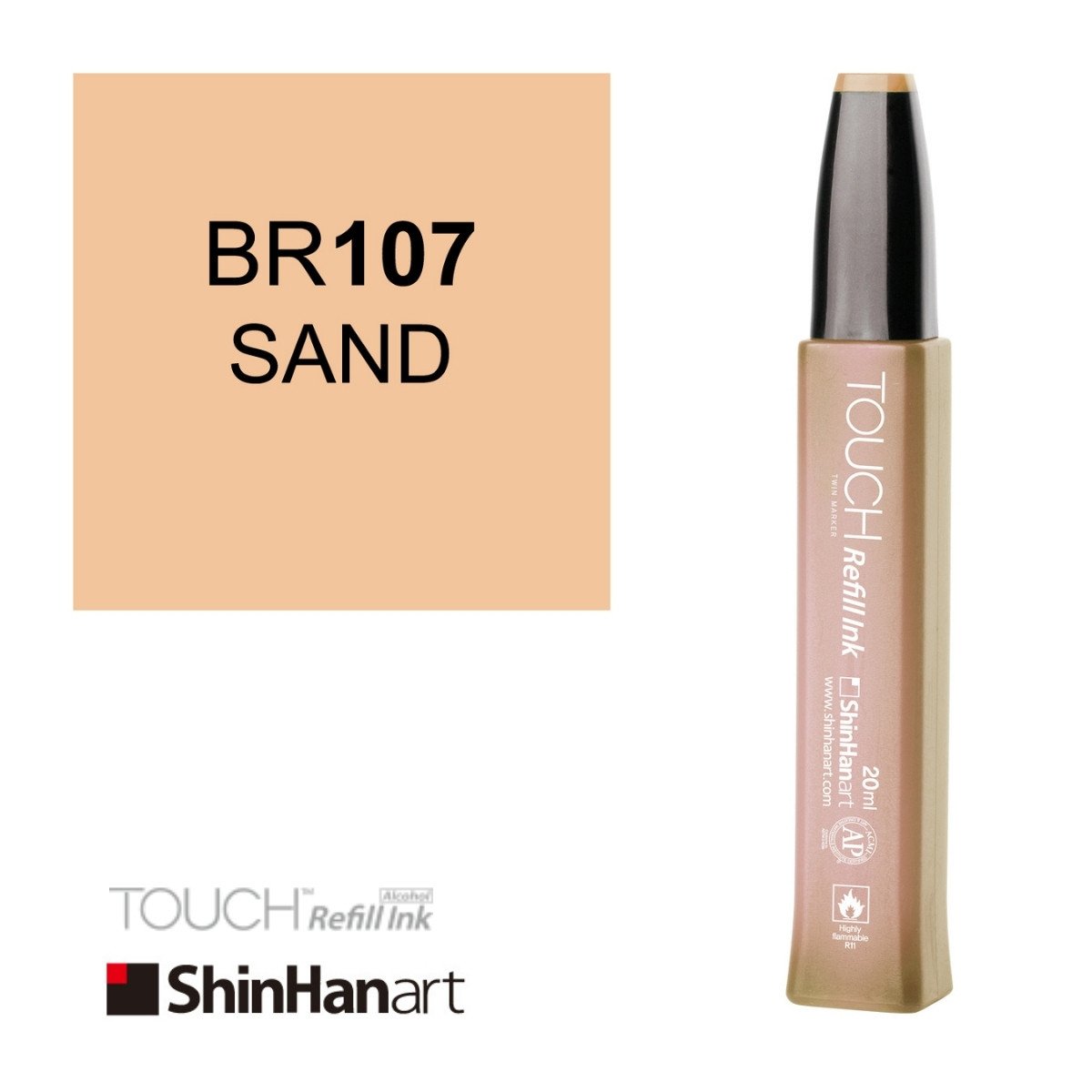Shinhanart Touch Ink Alkol Bazlı Mürekkep 20ml BR107 Sand