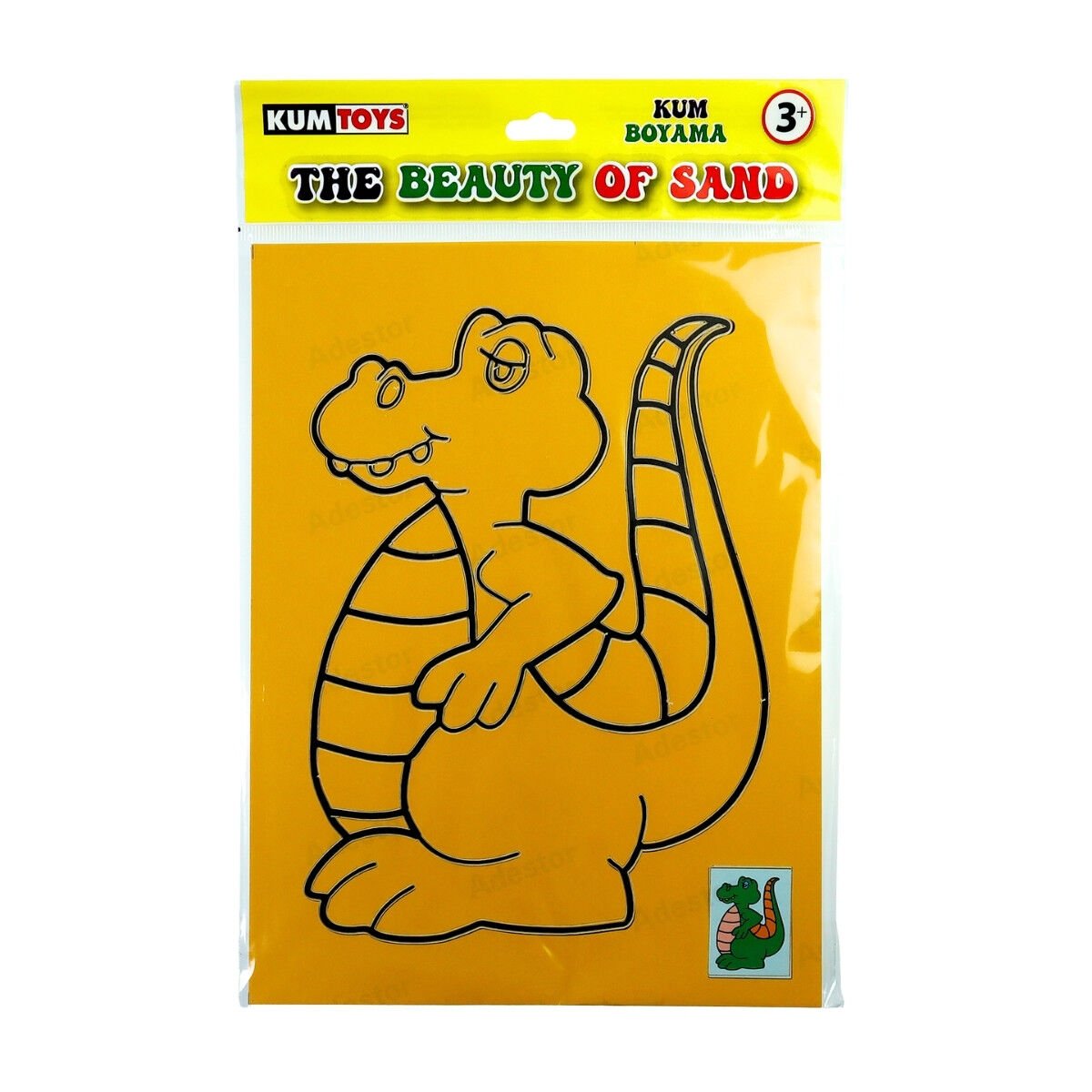 Kumtoys Kum Boyama Set 23x33cm Timsah