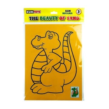 Kumtoys Kum Boyama Set 23x33cm Timsah