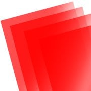 Asetat Kağıdı Şeffaf Kırmızı 250 Mikron 50x70 İnce 3lü
