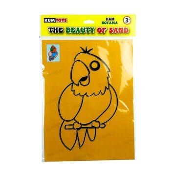 Kumtoys Kum Boyama Set 23x33cm Papağan