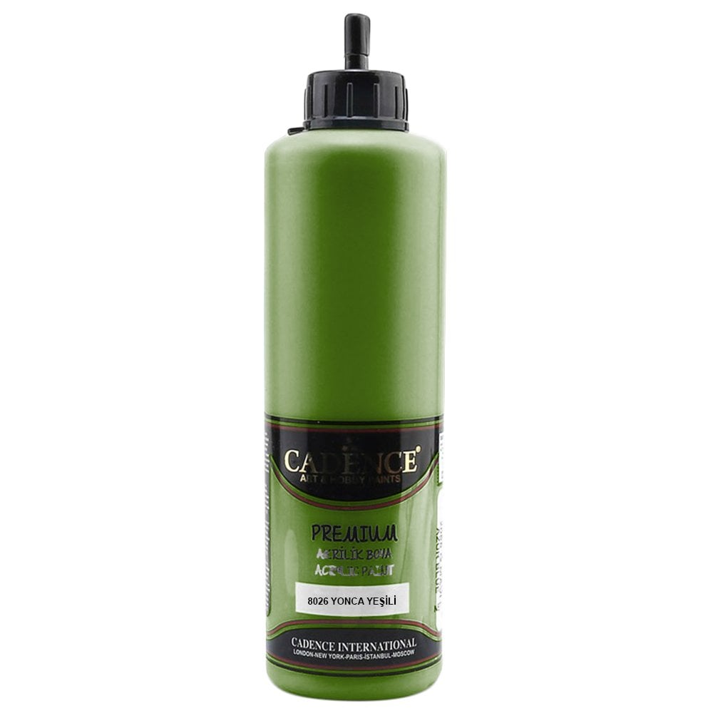 Cadence Premium Akrilik Boya 500ml 8026 Yonca Yeşili