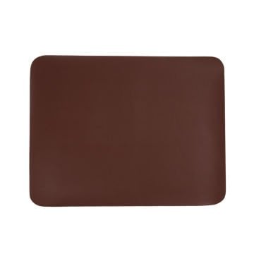 Art Elegant Suni Deri Yazı Altlığı 30x40cm Kahverengi