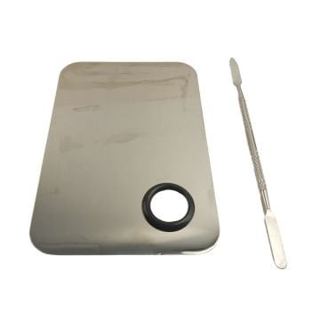 Vox Düz Metal Palet 10x15cm Spatula Hediyeli