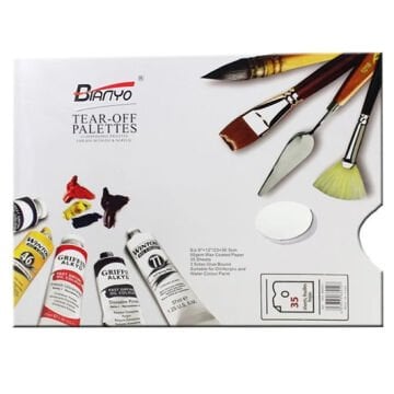 Bianyo Tear-off Kağıt Palet 23x30,5cm 50gr 35yp