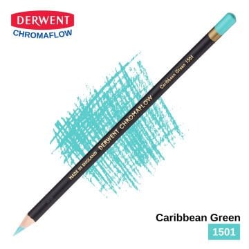 Derwent Chromaflow Kuru Boya Kalemi 1501 Caribbean Green