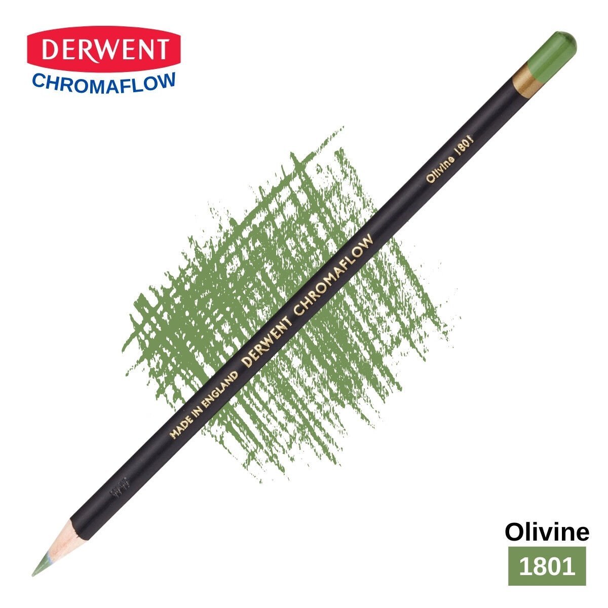 Derwent Chromaflow Kuru Boya Kalemi 1801 Olivine