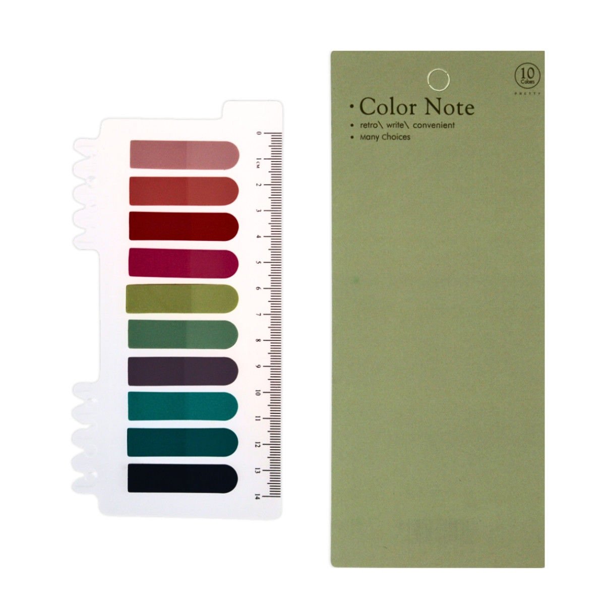 Color Note İndex Film (PP) 11x45mm 10lu 20yp Cetvelli - 35,00 TL ...