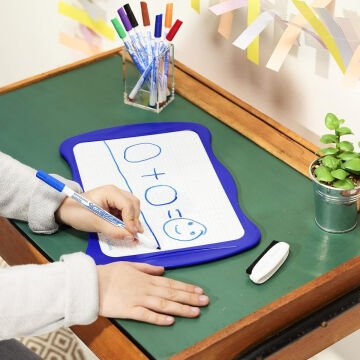 Bic Velleda Beyaz Yazı Tahtası A4 Kalem Silgi Set Turuncu