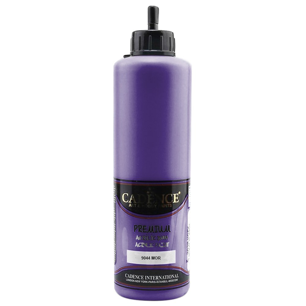 Cadence Premium Akrilik Boya 500ml 9044 Mor