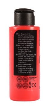 Art Elegant Akrilik Boya 120ml Acr-349 Kan Kırmızı