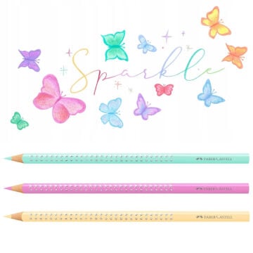 Faber Castell Sparkle Boya Kalem Kelebek Seti 12li