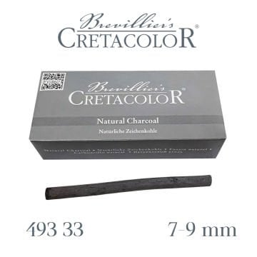 Cretacolor Sıkıştırılmış Kömür Füzen Çubuk Yuvarlak 8,5x135mm 30lu 49333