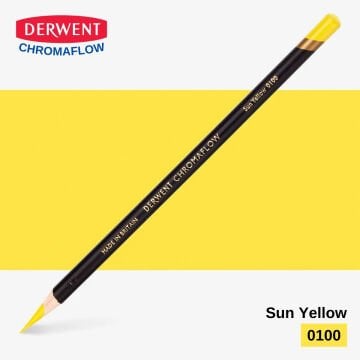 Derwent Chromaflow Kuru Boya Kalemi 0100 Sun Yellow