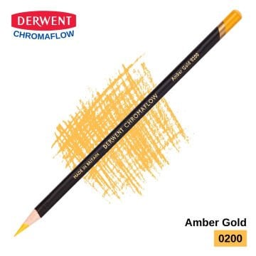 Derwent Chromaflow Kuru Boya Kalemi 0200 Amber Gold