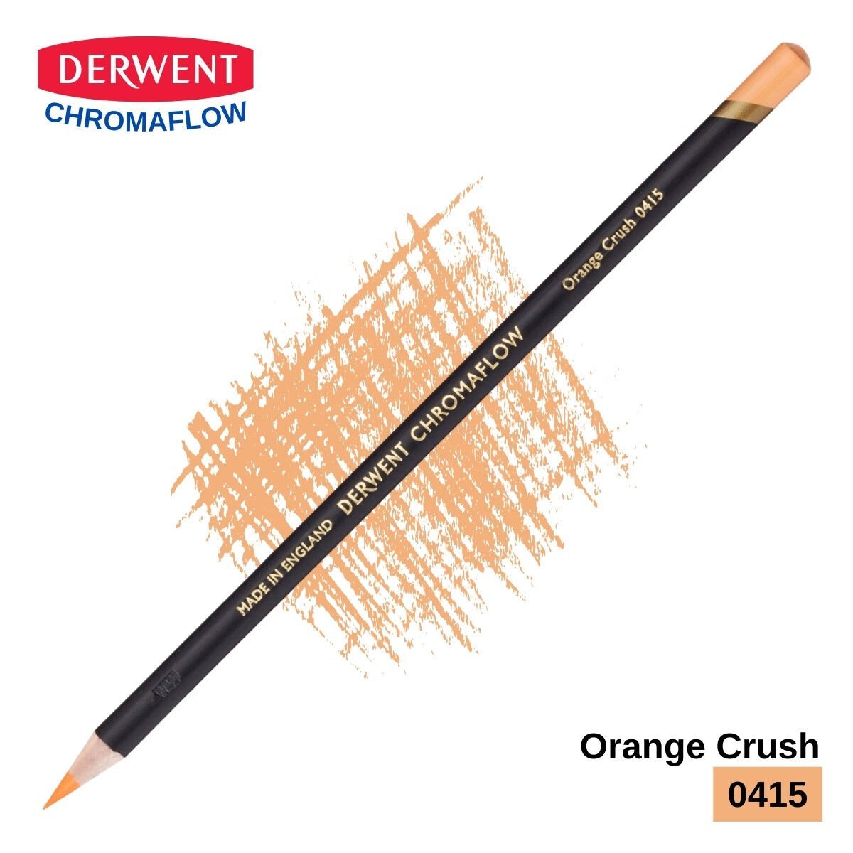 Derwent Chromaflow Kuru Boya Kalemi 0415 Orange Crush
