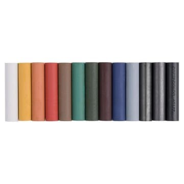 Cretacolor Art Chunky Colored Charcoal Renkli Kömür Çubuk Seti 12 Renk 49799
