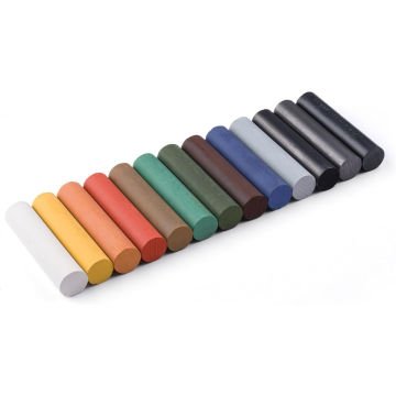 Cretacolor Art Chunky Colored Charcoal Renkli Kömür Çubuk Seti 12 Renk 49799