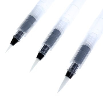 Lale Sanat Su Hazneli Fırça Seti 3lü