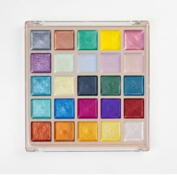 Craft And Arts Profesyonel Sulu Boya Tablet Seti 25li Metalik