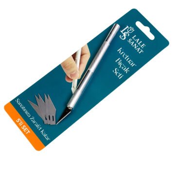 Lale Sanat Kretuar Bıçağı 5li Yedek