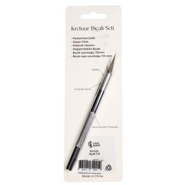 Lale Sanat Kretuar Bıçağı 5li Yedek