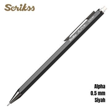 Scrikss Versatil Kalem Alpha 0.5mm Siyah