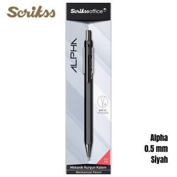 Scrikss Versatil Kalem Alpha 0.5mm Siyah