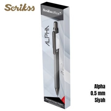 Scrikss Versatil Kalem Alpha 0.5mm Siyah