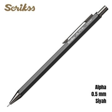 Scrikss Versatil Kalem Alpha 0.5mm Siyah