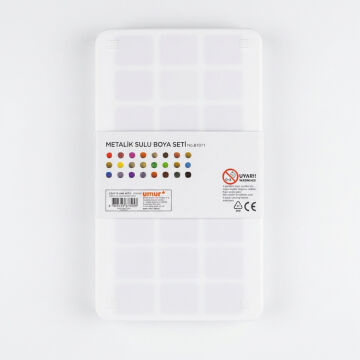 Craft And Arts Sulu Boya Tablet Seti 24lü Metalik