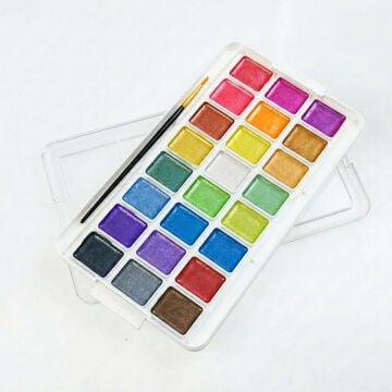 Craft And Arts Sulu Boya Tablet Seti 24lü Metalik