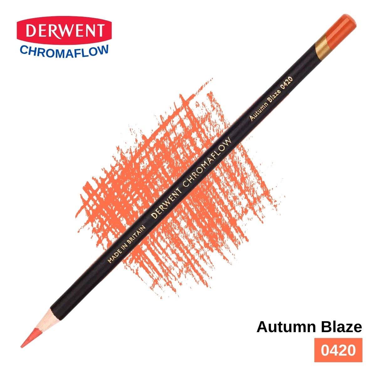Derwent Chromaflow Kuru Boya Kalemi 0420 Autumn Blaze