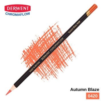 Derwent Chromaflow Kuru Boya Kalemi 0420 Autumn Blaze
