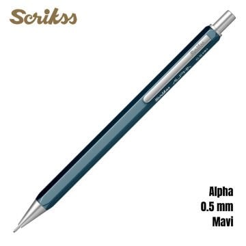 Scrikss Versatil Kalem Alpha 0.5mm Mavi