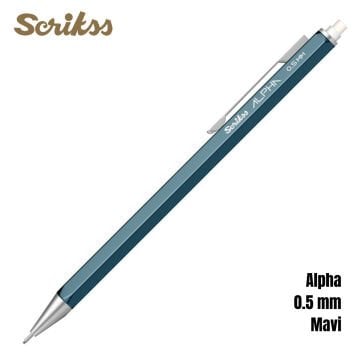 Scrikss Versatil Kalem Alpha 0.5mm Mavi