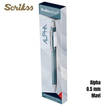 Scrikss Versatil Kalem Alpha 0.5mm Mavi