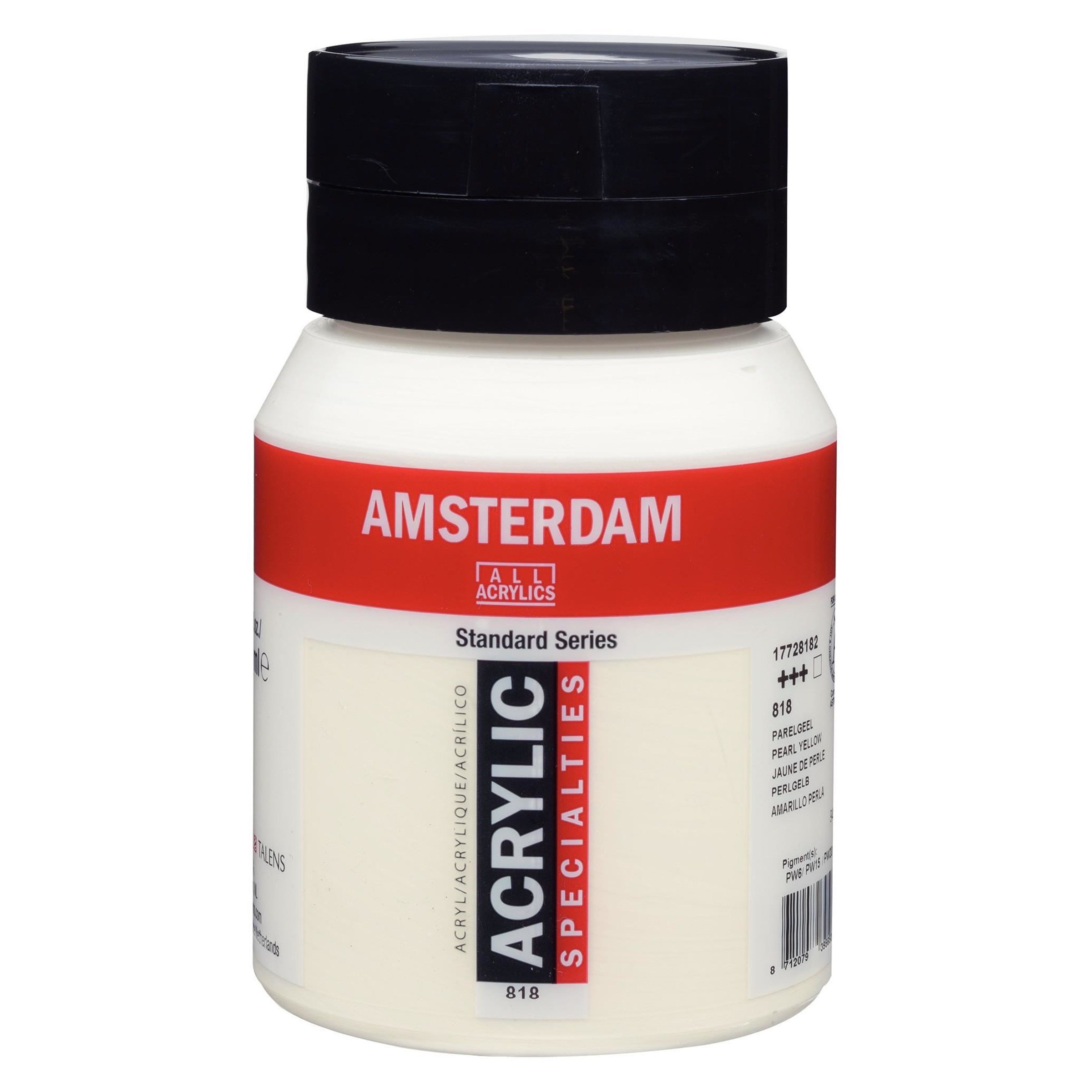Amsterdam Akrilik Boya 500ml 818 Pearl Yellow