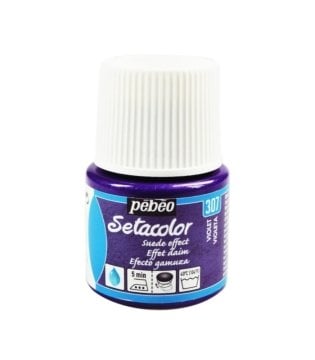 Pebeo Setacolor Suede Effect Kumaş Boyası 45ml 307 Violet
