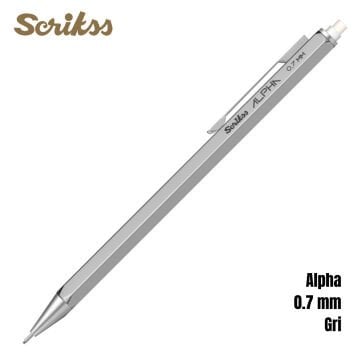 Scrikss Versatil Kalem Alpha 0.7mm Gri