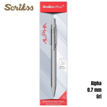 Scrikss Versatil Kalem Alpha 0.7mm Gri