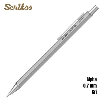 Scrikss Versatil Kalem Alpha 0.7mm Gri