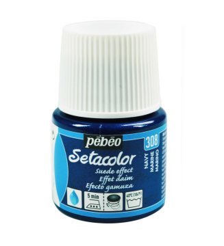 Pebeo Setacolor Suede Effect Kumaş Boyası 45ml 308 Navy