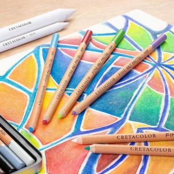 Cretacolor Fine Art Pastel Boya Kalem Seti 24 Renk Metal Kutu 47024