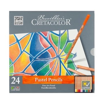 Cretacolor Fine Art Pastel Boya Kalem Seti 24 Renk Metal Kutu 47024