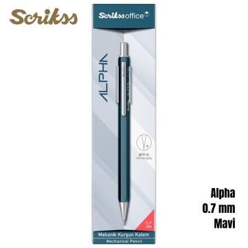 Scrikss Versatil Kalem Alpha 0.7mm Mavi