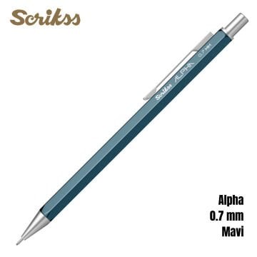 Scrikss Versatil Kalem Alpha 0.7mm Mavi