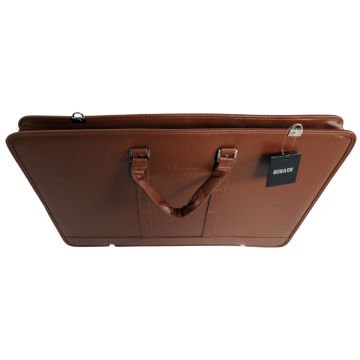 BBack Suni Deri Proje Çantası 40x55cm Taba
