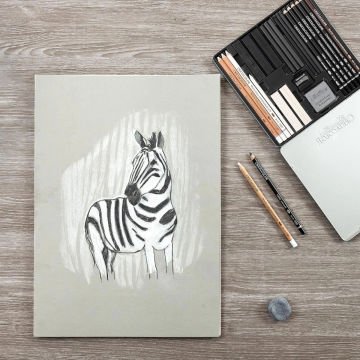 Cretacolor Black & White Drawing Set Premium Çizim Seti Metal Kutu 25 Parça 40026