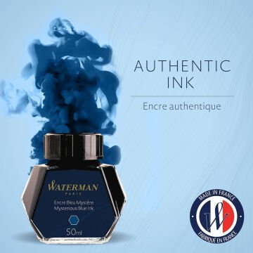 Waterman Şişe Mürekkep 50ml Mysterious Blue